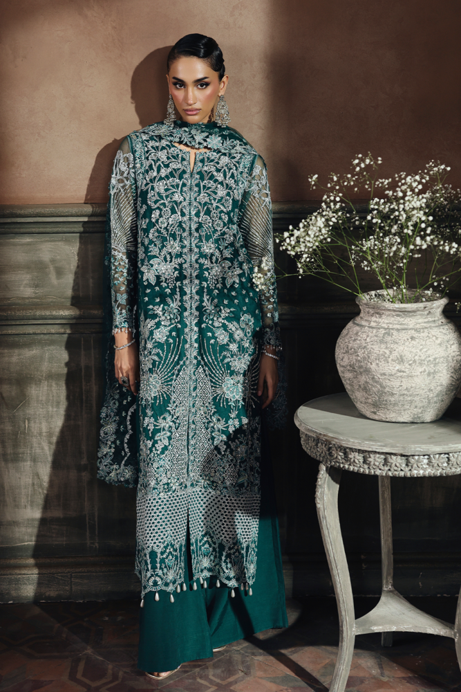 Rajbari | Sage Luxury Formals | Celina -  Rajbari Ladies Clothes - Original Designer Dress - House of Maryam
