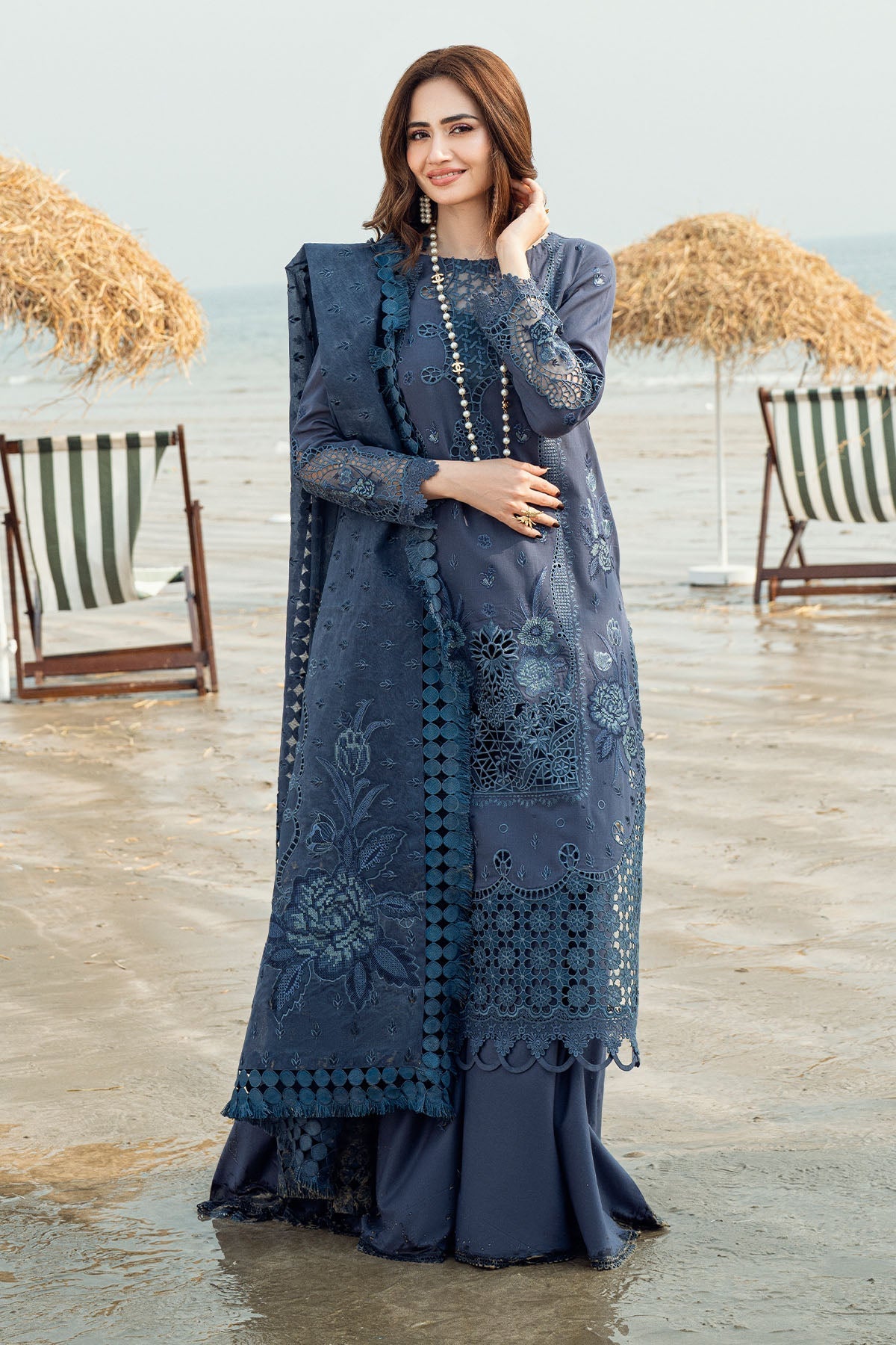 Nureh | Khuwab Luxury Lawn | NE-146 -  Nureh Ladies Clothes - Original Designer Dress - House of Maryam