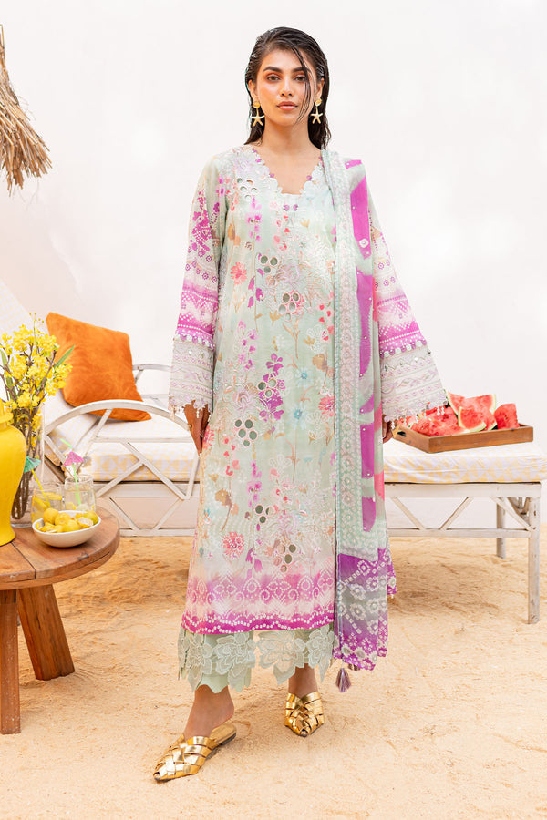 Nureh | Gardenia Lawn 24 | NS-136 A by Designer Nureh - House of Maryam - Pakistani Designer Ethnic Wear in {{ shop.shopifyCountryName }}