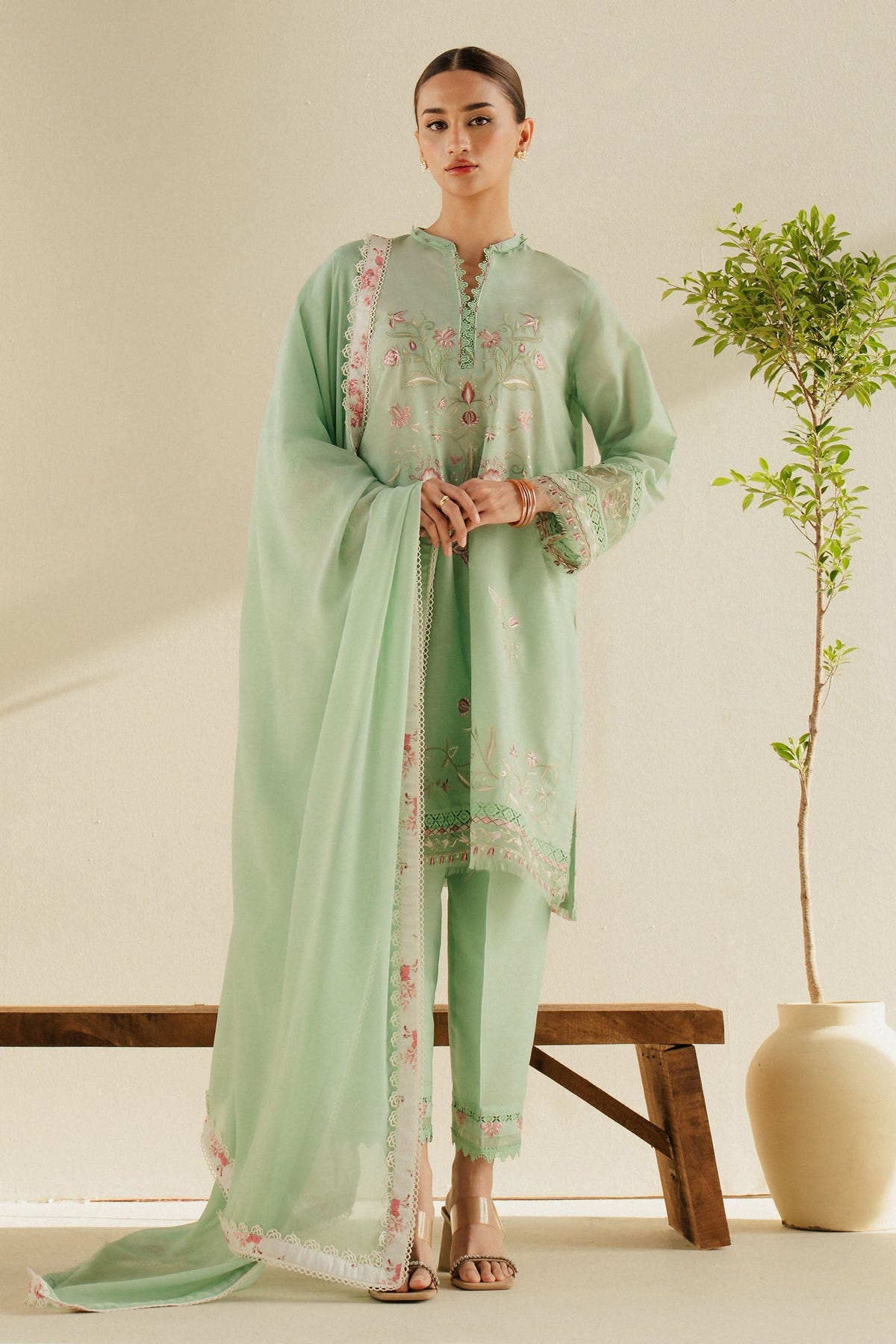 Zara Shahjahan | Eid Pret 25 |CR25P0225 -  Zara Sahjahan Ladies Clothes - Original Designer Dress - House of Maryam