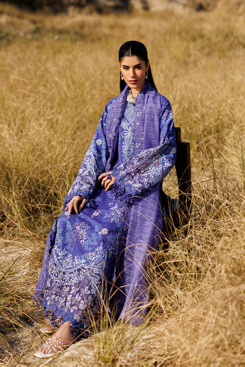 Emaan adeel | Sunlit Groove Luxury Lawn 26 | PETAL PULSE-5