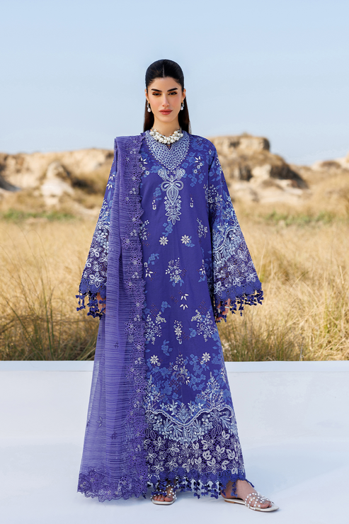 Emaan adeel | Sunlit Groove Luxury Lawn 26 | PETAL PULSE-1