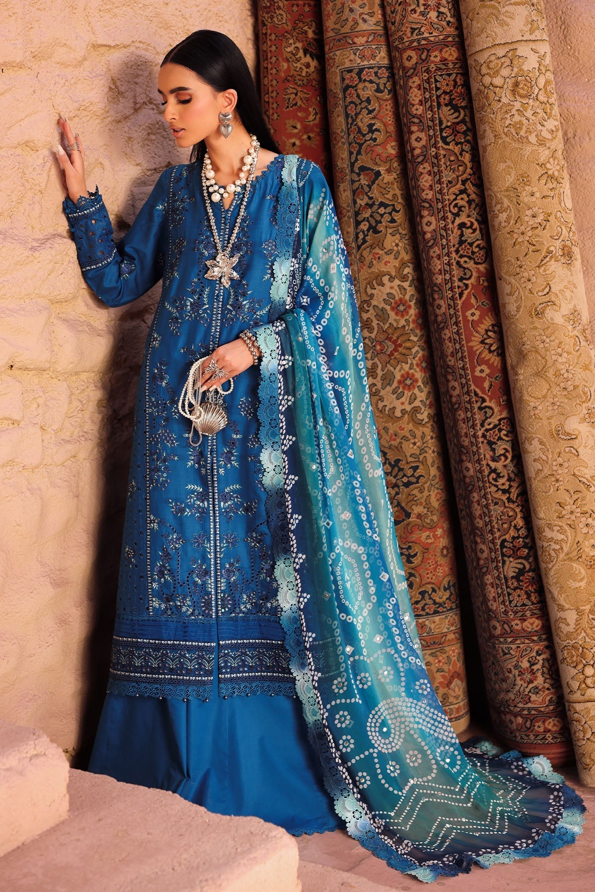Nureh | Bazaar Lawn | NE-160 -  Nureh Ladies Clothes - Original Designer Dress - House of Maryam