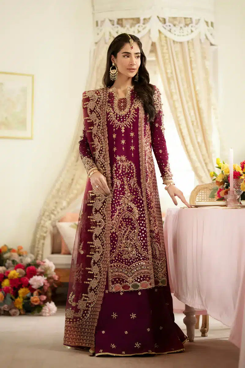 Qalamkar | Dilnaz Wedding Formals | DN-07 ALEENA by Designer Qalamkar - House of Maryam - Pakistani Designer Ethnic Wear in {{ shop.shopifyCountryName }}