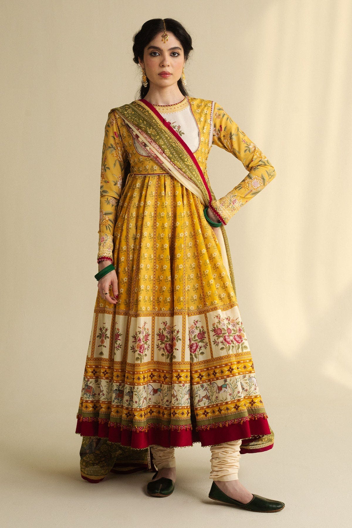 Zara Shahjahan | Anarkali 25 | Amaltas-D3 -  Zara Shahjahan Ladies Clothes - Original Designer Dress - House of Maryam