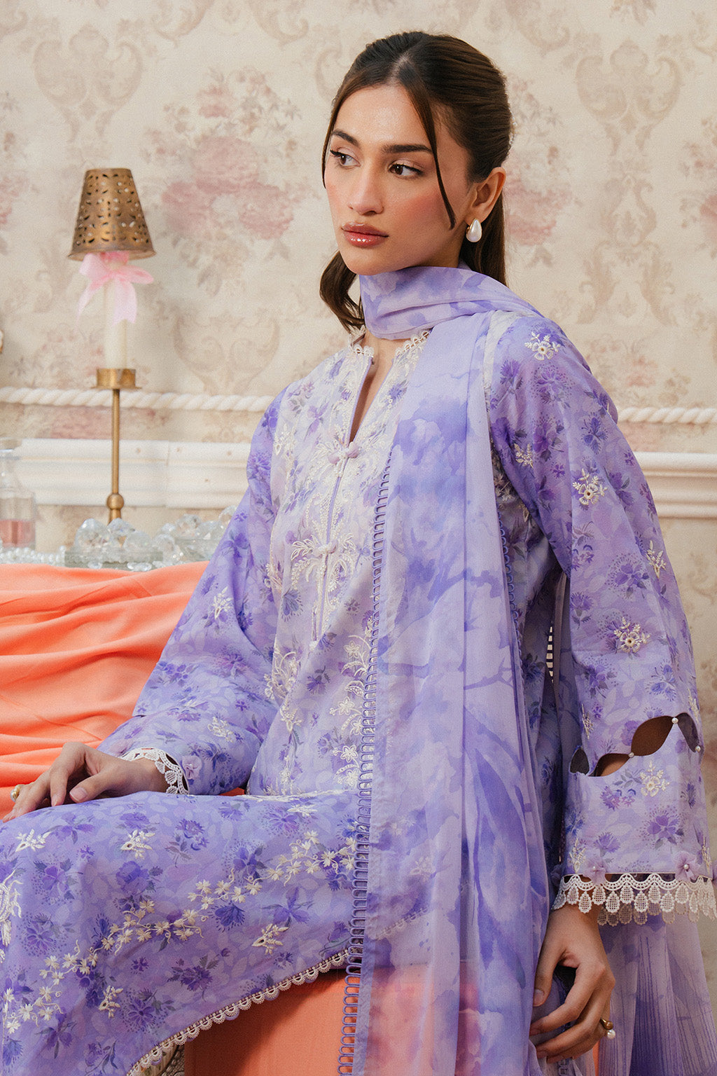 Ayzel | Armelia Printed Lawn 25 | Delilah -  Ayzel Ladies Clothes - Original Designer Dress - House of Maryam