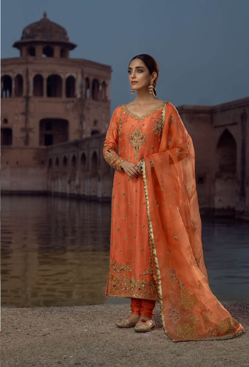 Maya | Wedding Formal Ulfat | NAYAAB -  Maya Bridal - Original Designer Dress - House of Maryam