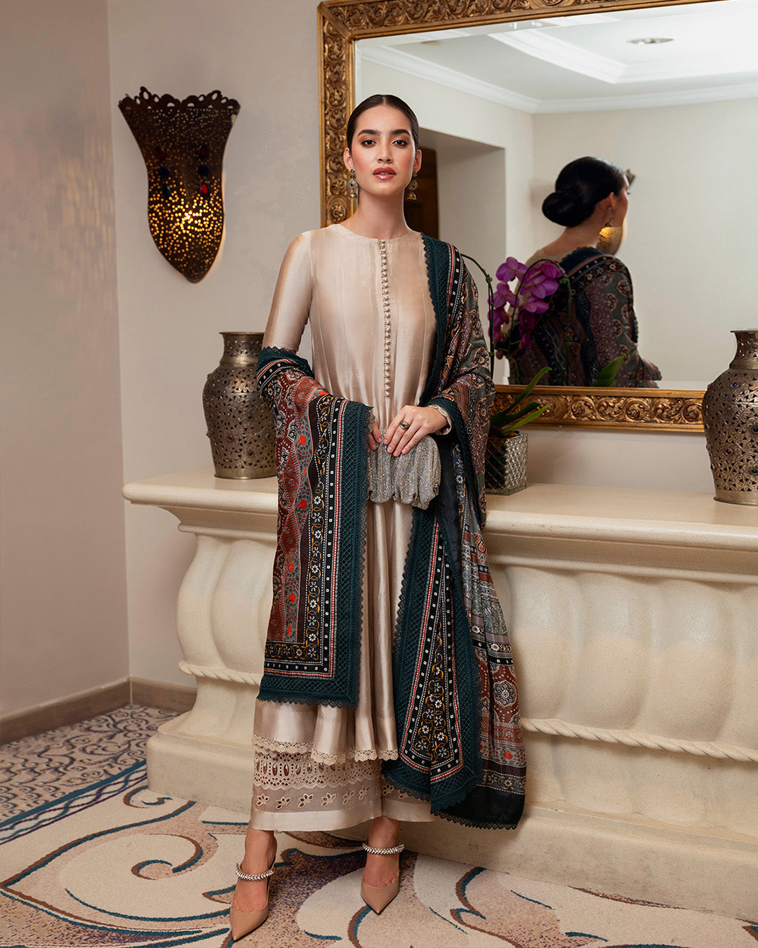 Faiza Saqlain | Zurina Luxury Pret | Leora by Designer Faiza Saqlain - House of Maryam - Pakistani Designer Ethnic Wear in {{ shop.shopifyCountryName }}