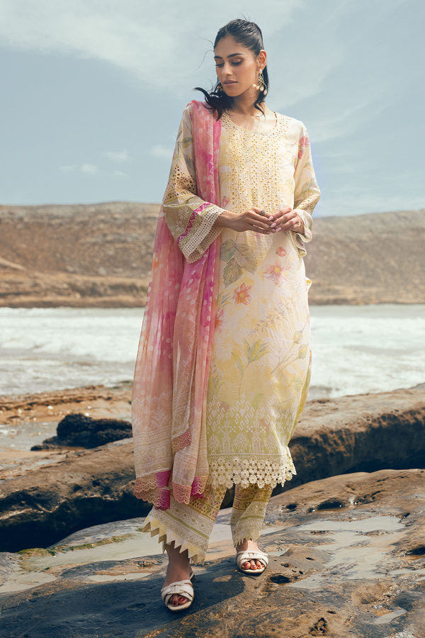 Nureh | Gardenia Lawn 24 | N-06 -  Nureh Luxury - Original Designer Dress - House of Maryam