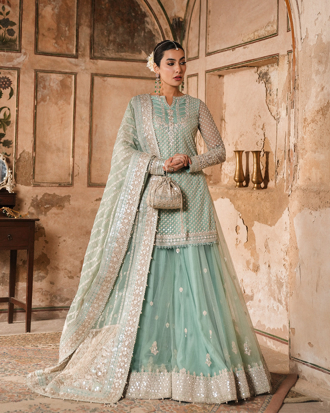 Faiza Saqlain | Zimmal Formals | Valari -  Faiza Saqlain Ladies Clothes - Original Designer Dress - House of Maryam