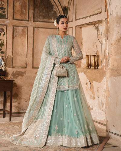 Faiza Saqlain | Zimmal Formals | Valari -  Faiza Saqlain Ladies Clothes - Original Designer Dress - House of Maryam
