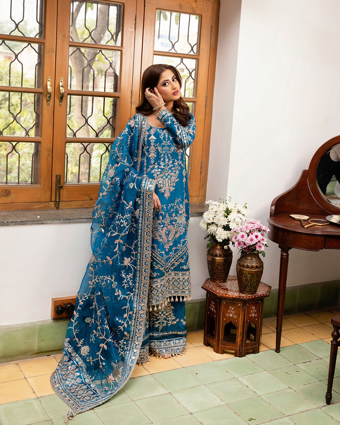 Faiza Saqlain | Nira Festive | Ariya -  Faiza Saqlain Bridal - Original Designer Dress - House of Maryam