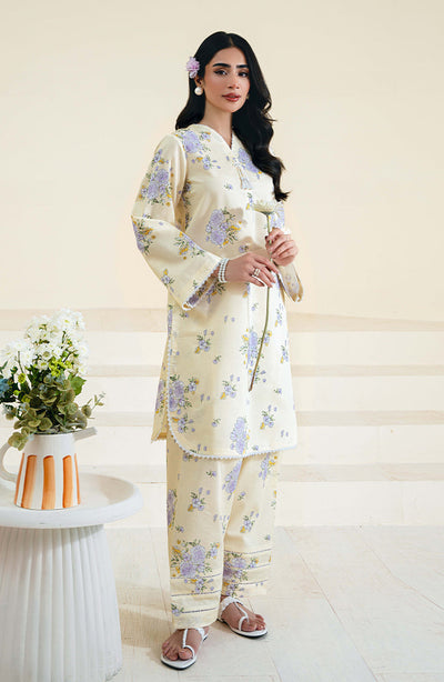 Seran | Daffodils Lawn 24 | Albie -  Seran Casuals - Original Designer Dress - House of Maryam