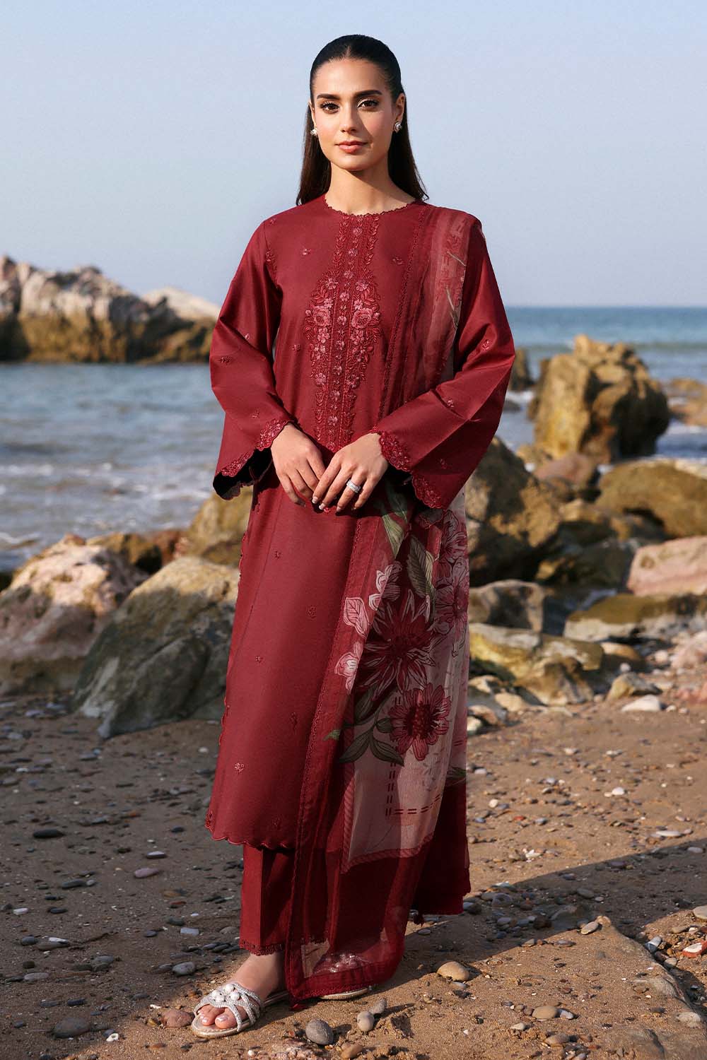 Seran | Afsanah Lawn 25 | MEHRU -  Seran Ladies Clothes - Original Designer Dress - House of Maryam