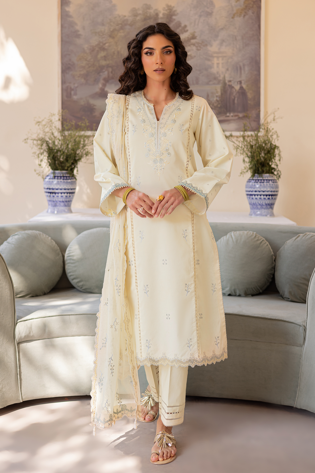 Seran | Nayab Eid Lawn | HINA -  Seran Ladies Clothes -  House of Maryam