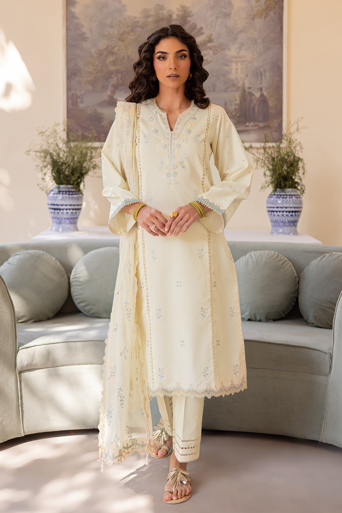 Seran | Nayab Eid Lawn | HINA -  Seran Ladies Clothes -  House of Maryam