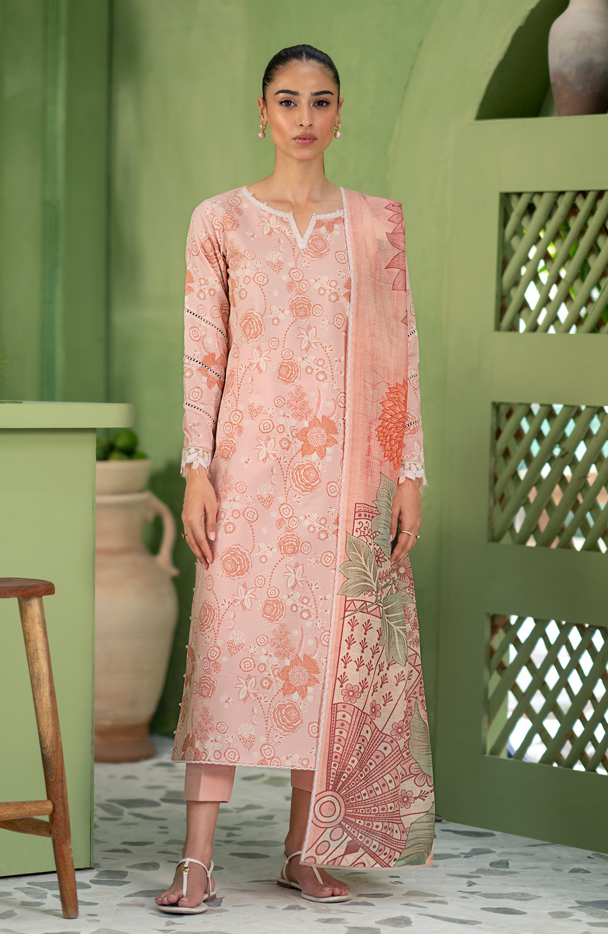 Seran | Artisan Lawn 25 | PECHE -  Seran Ladies Clothes - Original Designer Dress - House of Maryam