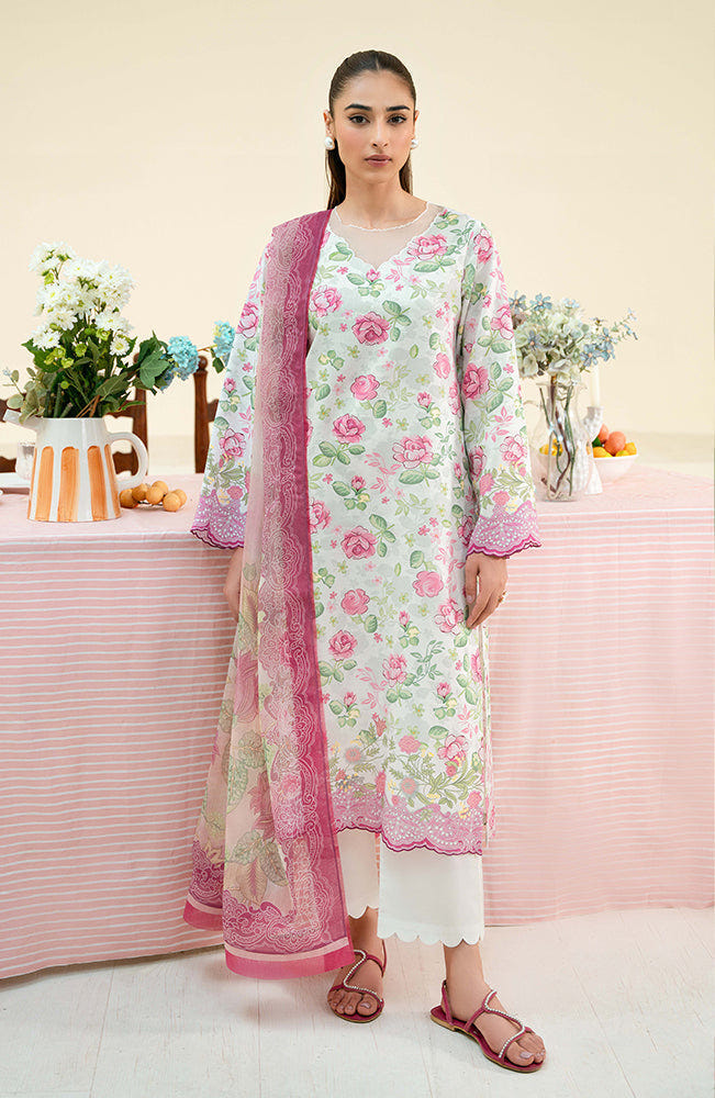 Seran | Daffodils Lawn 24 | Freya -  Seran Casuals - Original Designer Dress - House of Maryam