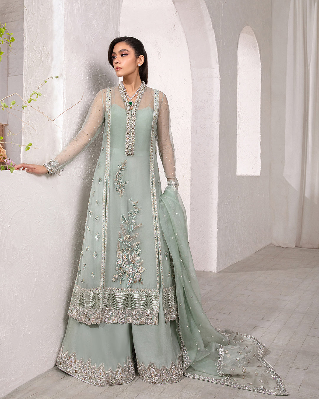 Faiza Saqlain | Lenora Luxury Pret | Marvela -  Faiza Saqlain Formal - Original Designer Dress - House of Maryam