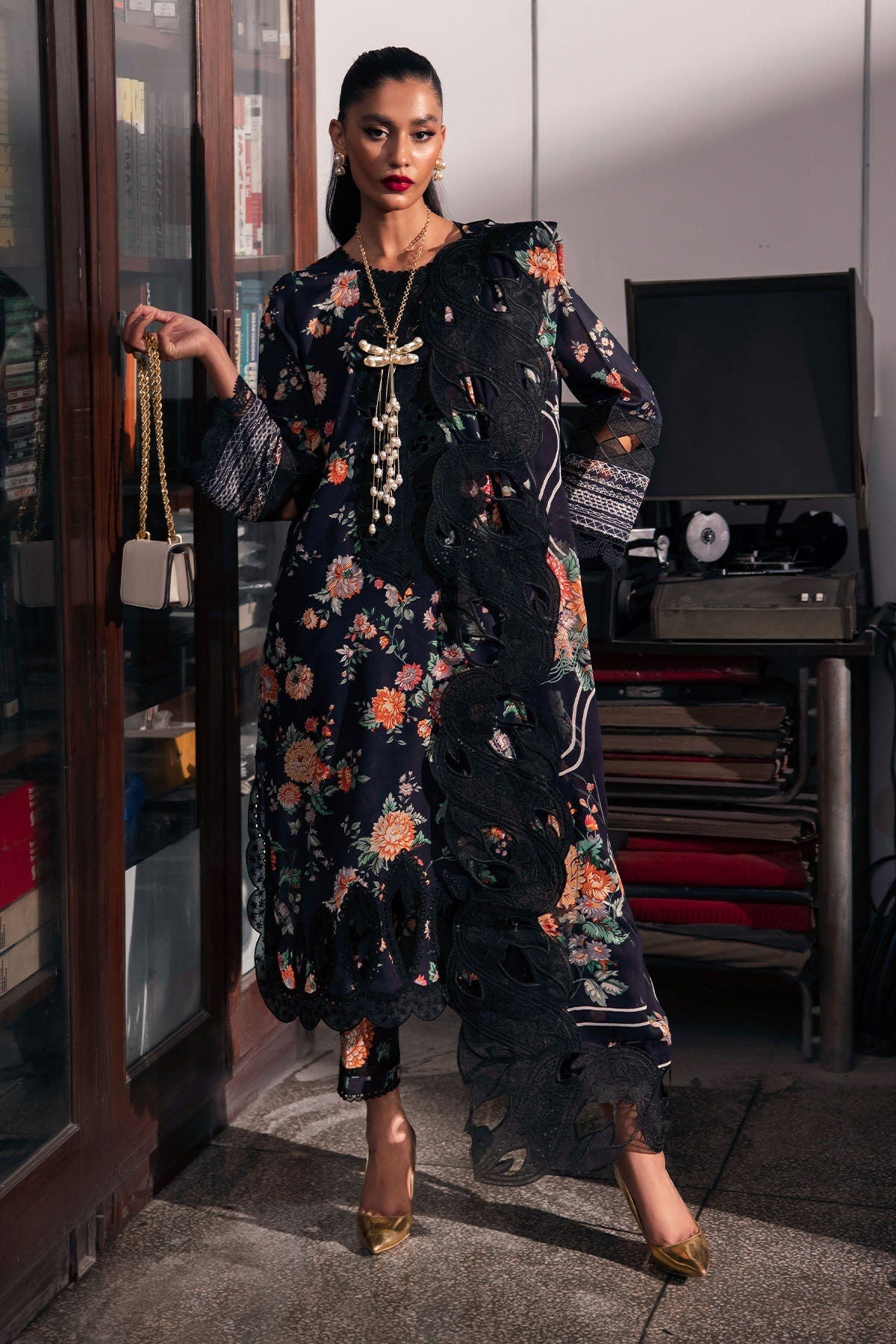 Nureh | Glam Girl Lawn | GL-18 -  Nureh Ladies Clothes - Original Designer Dress - House of Maryam