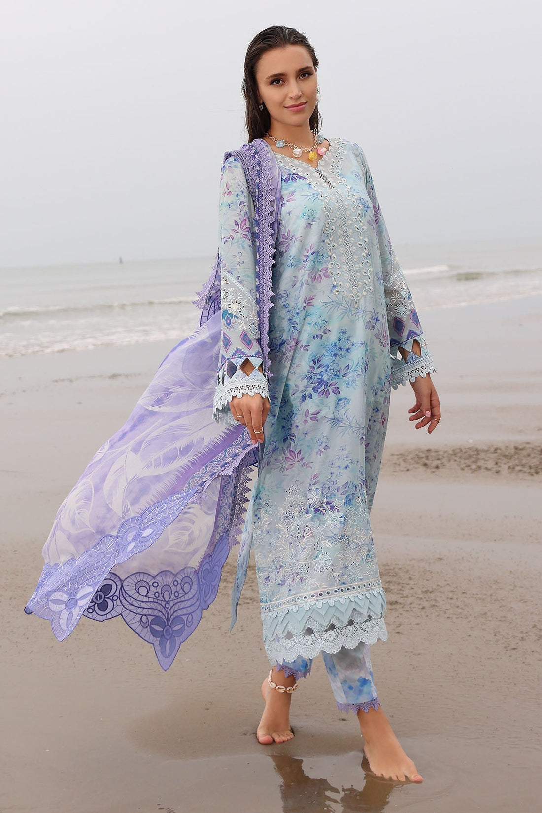 Nureh | Gardenia Embroidered Lawn 25 | NSG-176 -  Nureh Ladies Clothes -  House of Maryam