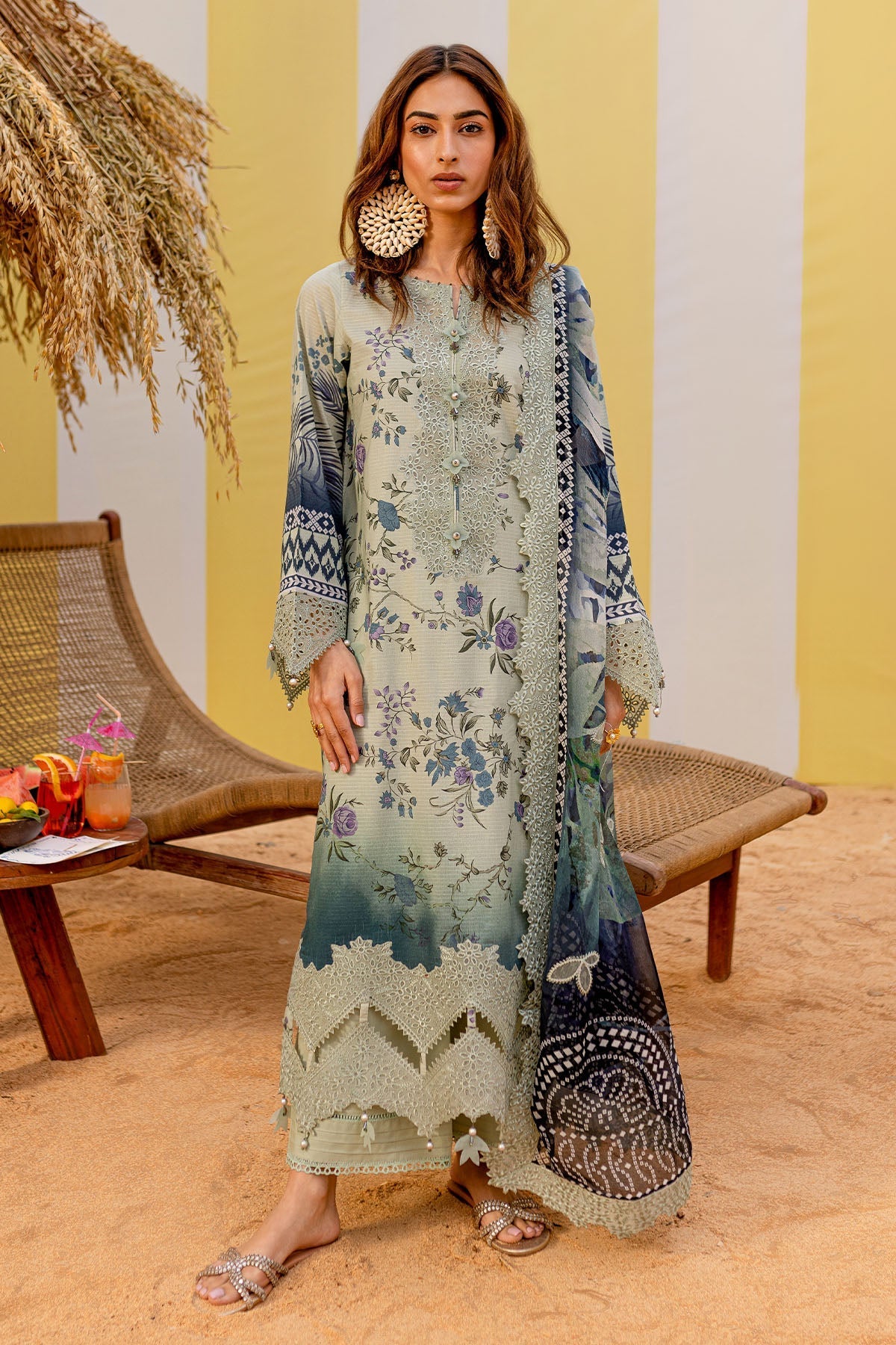 Nureh | Gardenia Lawn 25 | NSG-183 -  Nureh Ladies Clothes - Original Designer Dress - House of Maryam