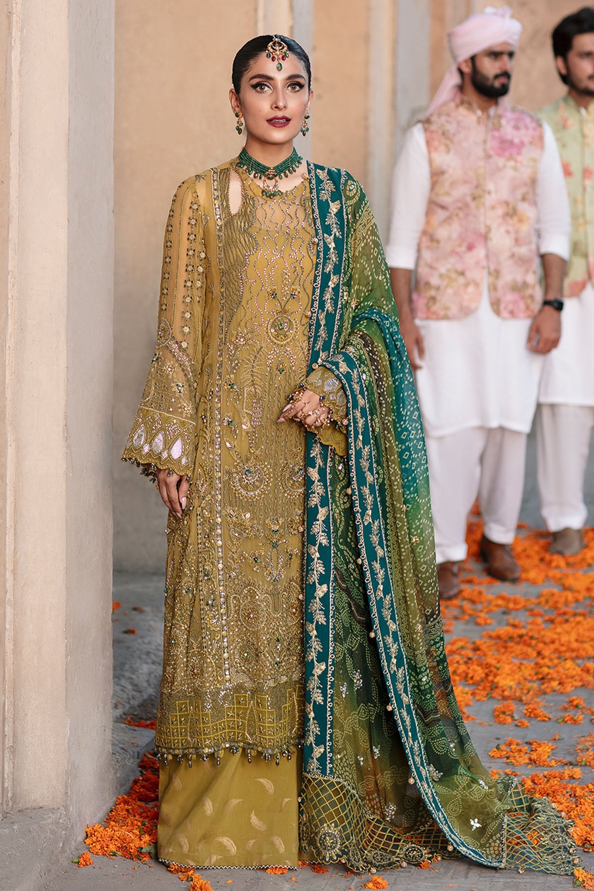 Nureh | Jhoomro 25' | Chunri -  Nureh jhoomro 25 - Original Designer Dress - House of Maryam