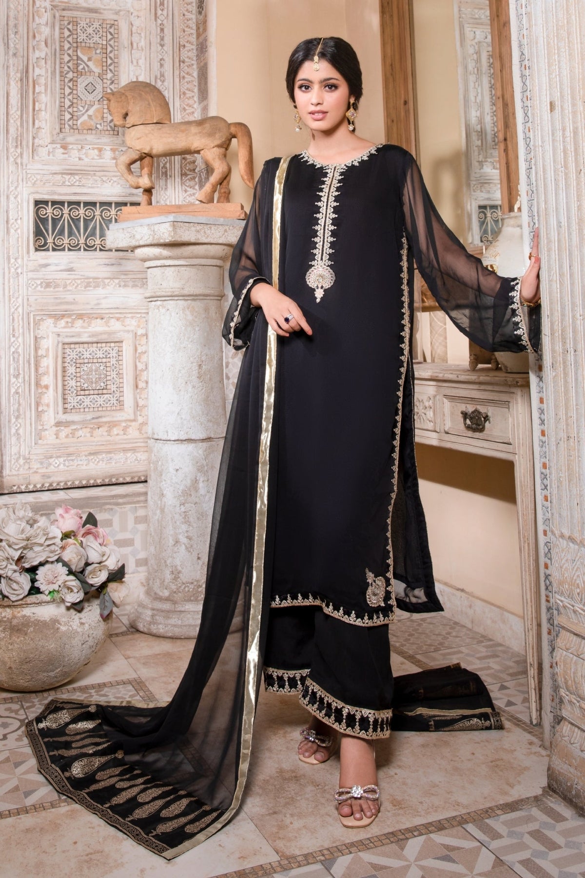 Hania & Umaimaz | Festive Collection | Mirha -  Hania & Umaima  - Original Designer Dress - House of Maryam