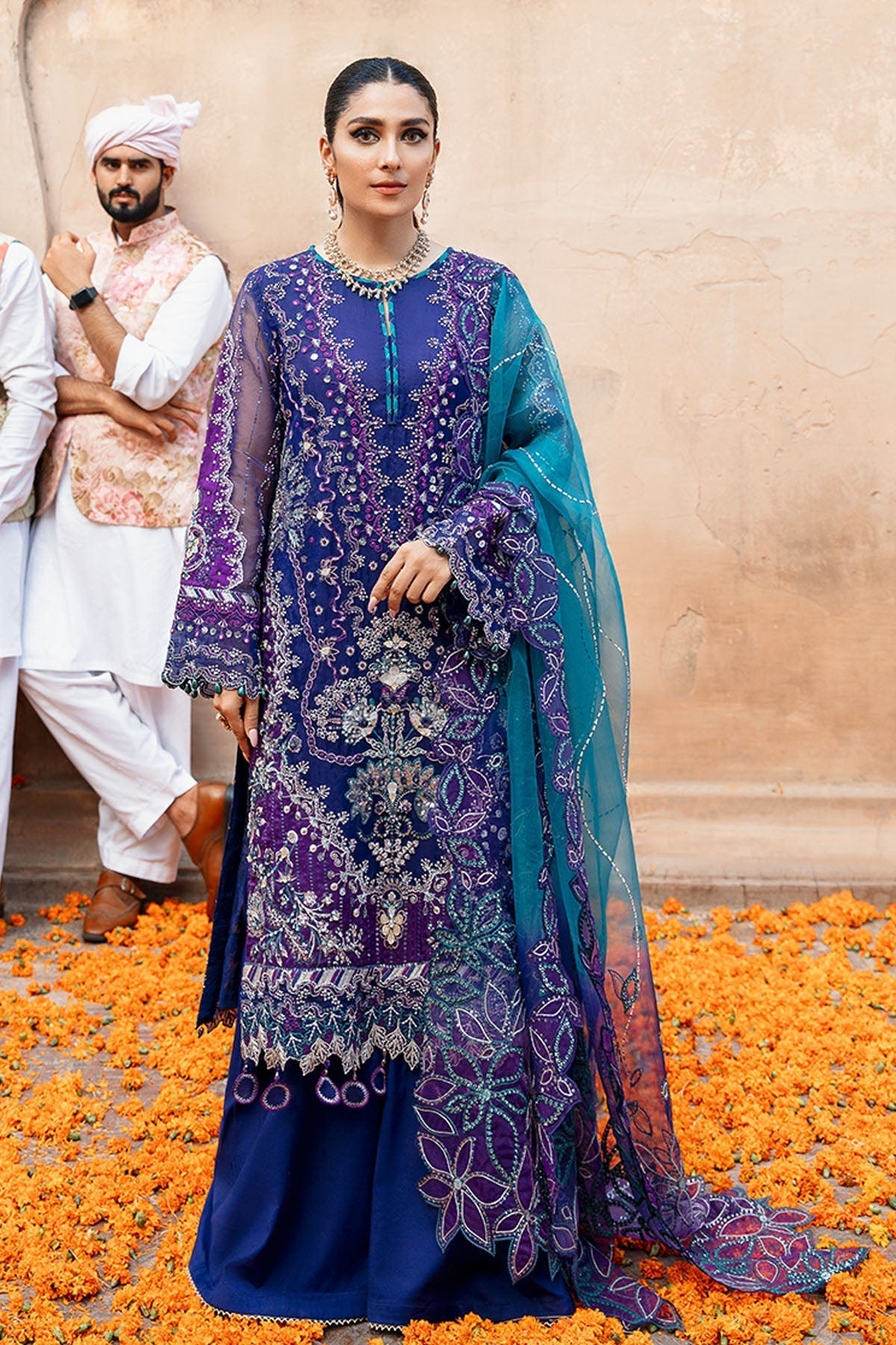 Nureh | Jhoomro Wedding Formals | Neelum -  Nureh Bridal - Original Designer Dress - House of Maryam