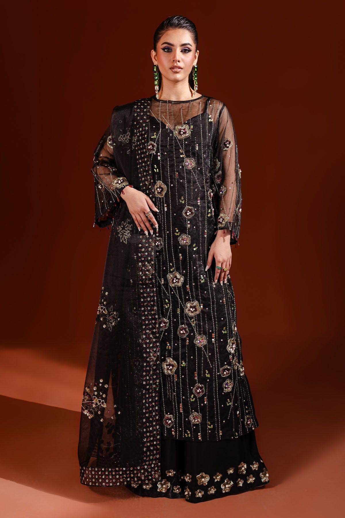 Nureh | Tiny Twinkles | NP-485 -  Nureh Formal - Original Designer Dress - House of Maryam