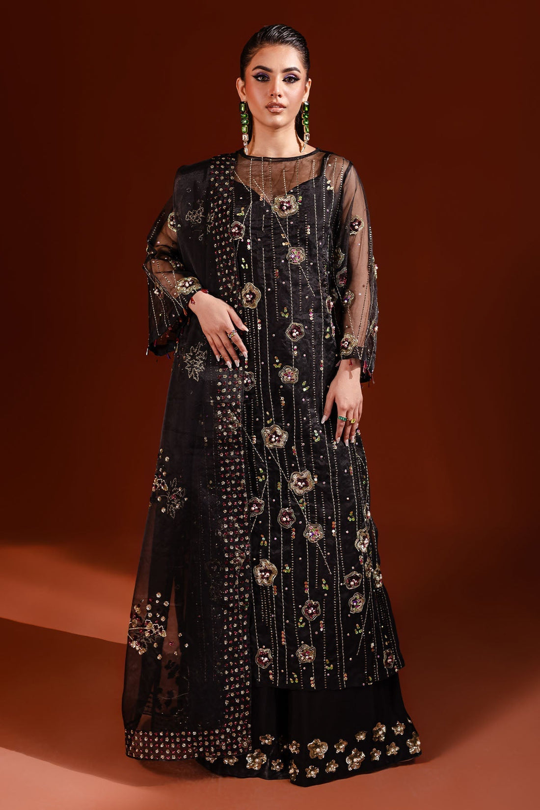 Nureh | Tiny Twinkles | NP-485 by Designer Nureh - House of Maryam - Pakistani Designer Ethnic Wear in {{ shop.shopifyCountryName }}