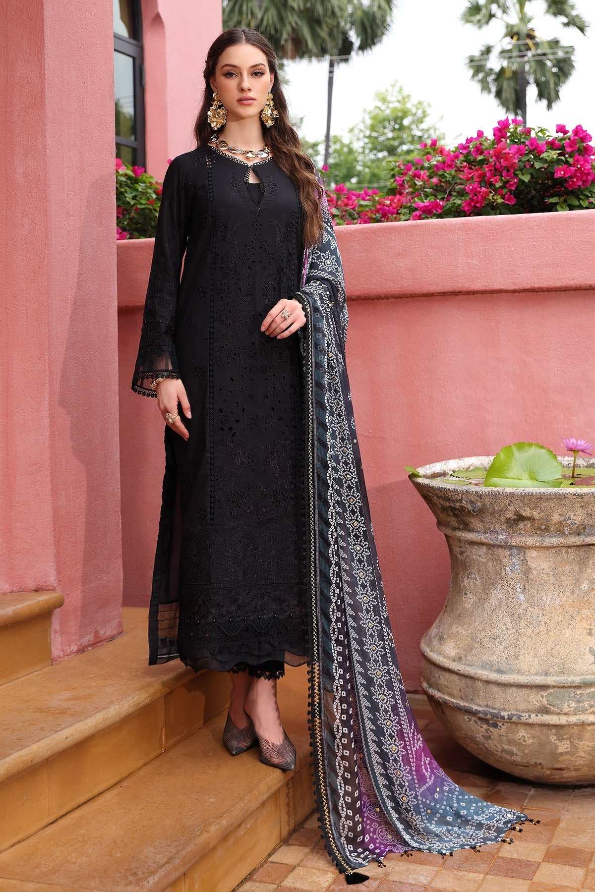 Nureh | Bazaar Lawn 25 | NE-110 -  Nureh Ladies Clothes - Original Designer Dress - House of Maryam