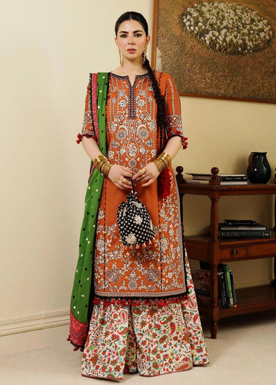 Hussain Rehar | Embroidered Lawn | STAR DUST -  Hussain Rehar Ladies Clothes - Original Designer Dress - House of Maryam