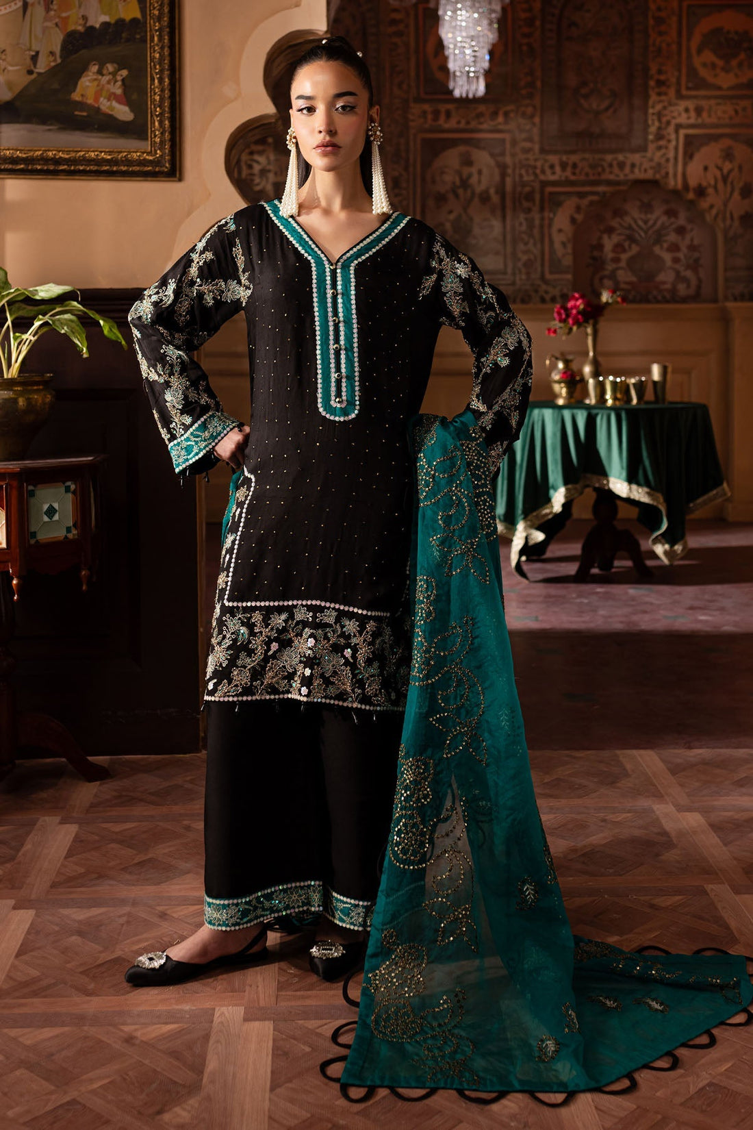 Nureh | Nur Mahal Formals |  NE-140 -  Nureh Ladies Clothes -  House of Maryam