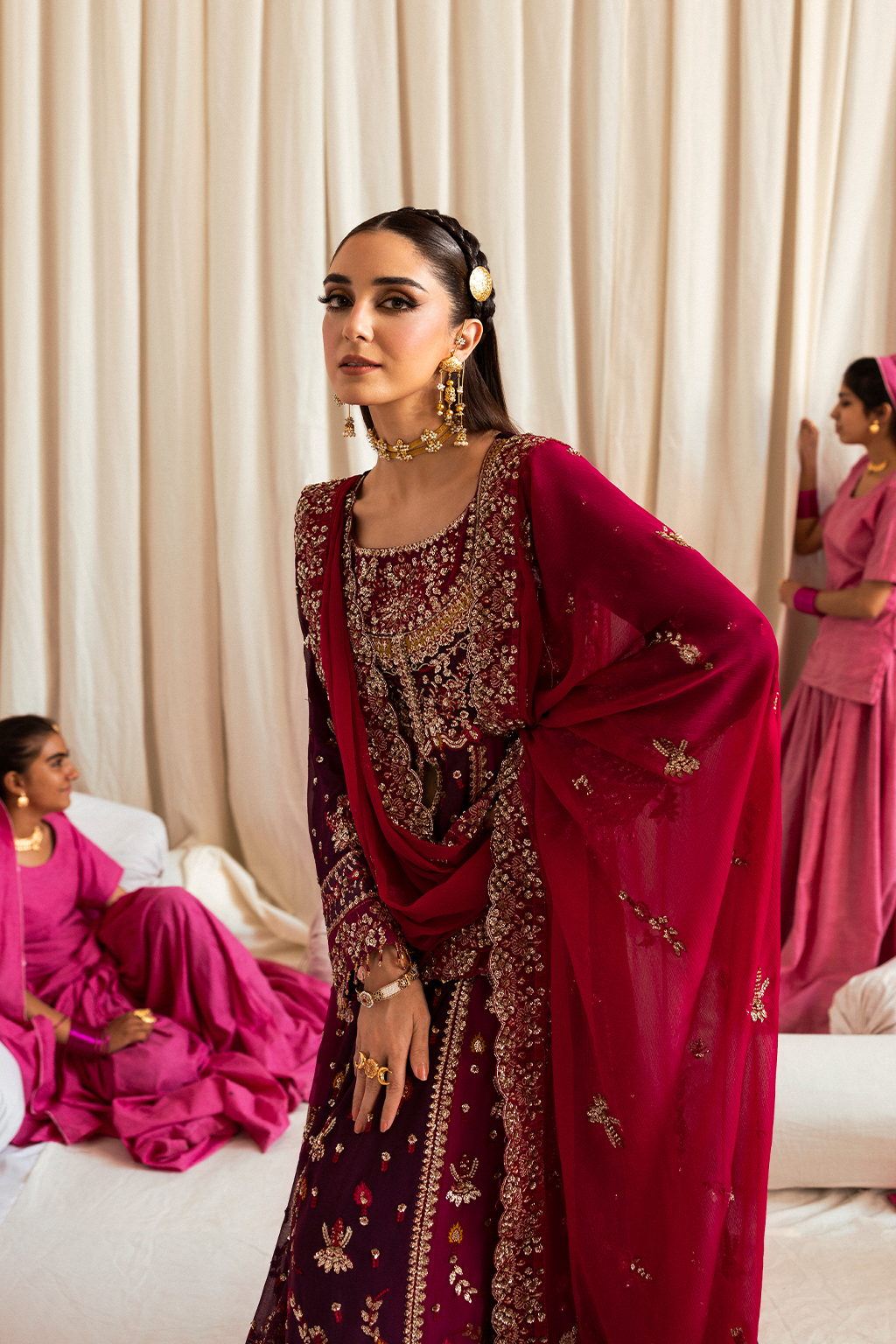 Emaan Adeel I The Empress Wedding Formals I AVORIA -  Emaan Adeel Ladies Clothes - Original Designer Dress - House of Maryam