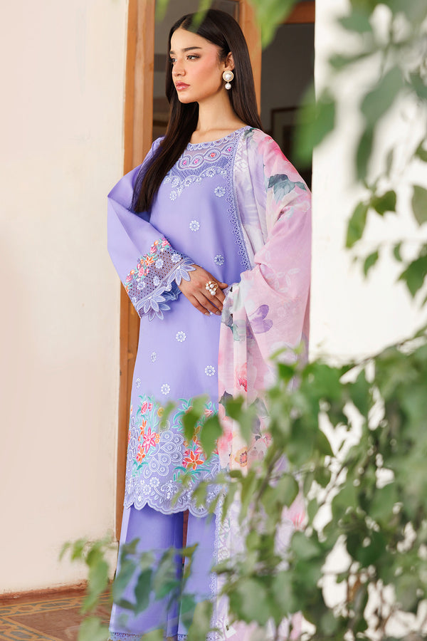 Farasha | Summer Weaves Embroidered Lawn | Lavender Dew -  Farasha Ladies Clothes - Original Designer Dress - House of Maryam