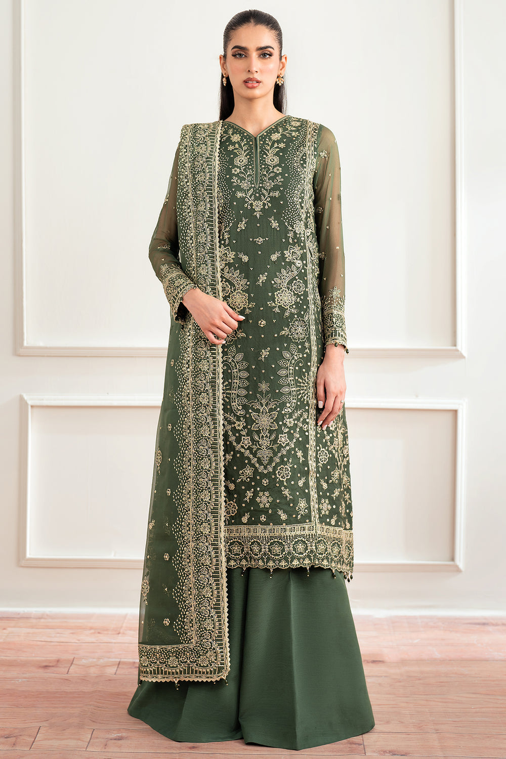 Farasha | Essence Formals 25 | Muted Moss -  Farasha Ladies Clothes - Original Designer Dress - House of Maryam