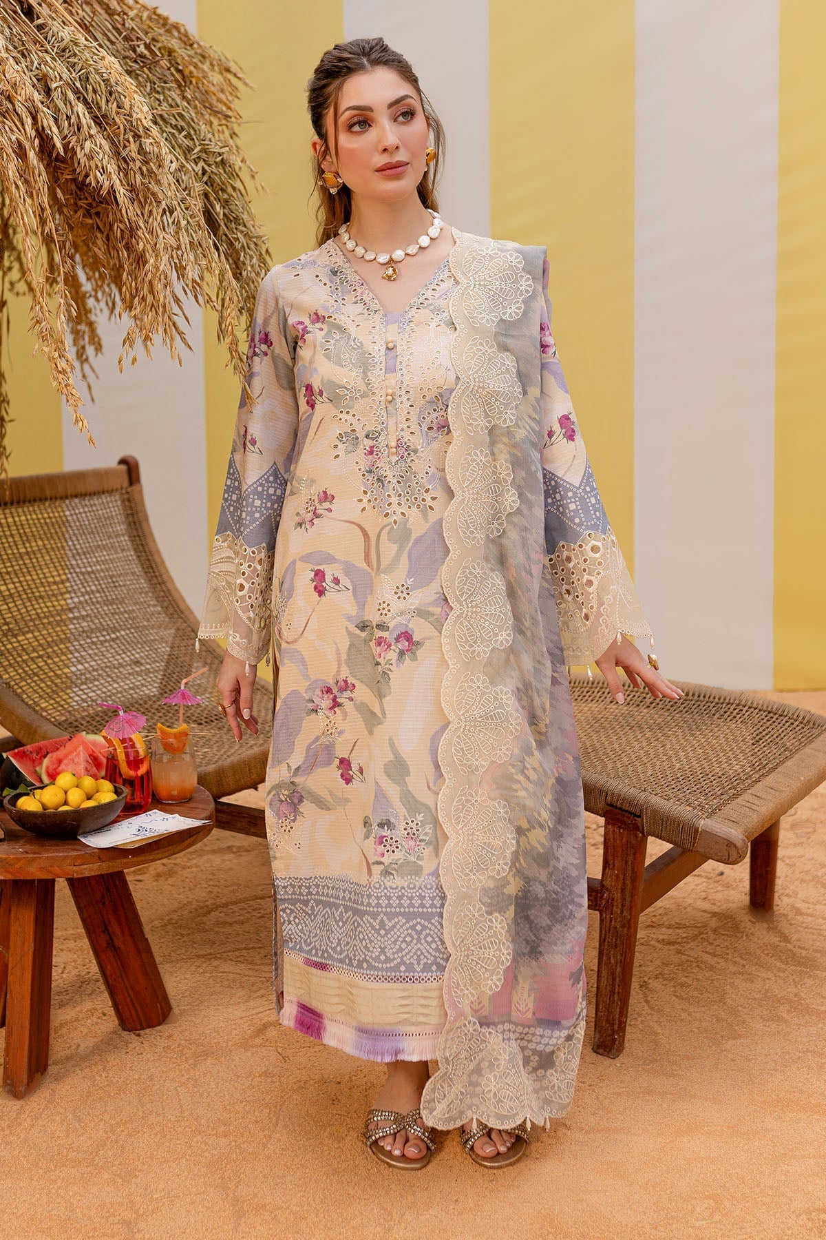 Nureh | Gardenia Lawn 25 | NSG-177 -  Nureh Ladies Clothes - Original Designer Dress - House of Maryam
