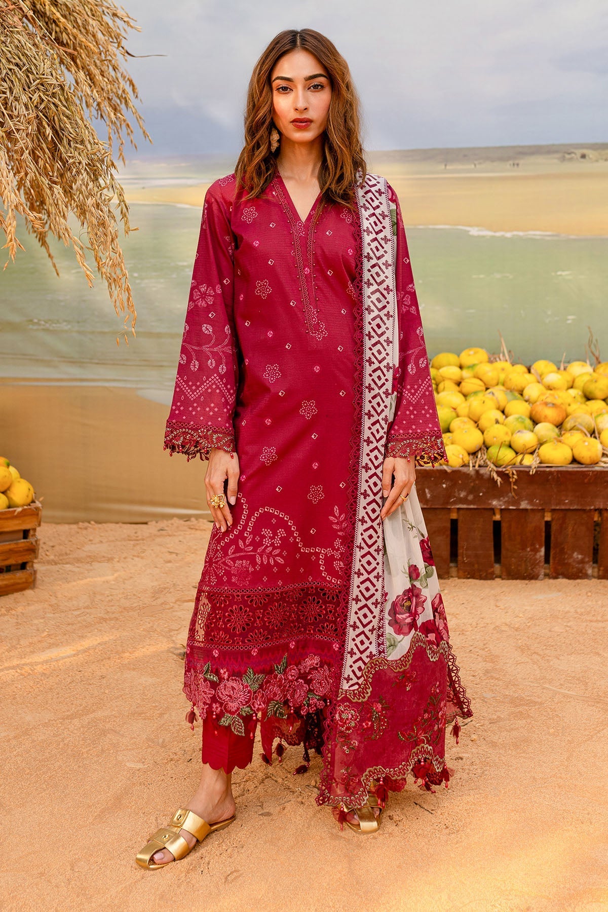 Nureh | Gardenia Lawn 25 | NSG-181 -  Nureh Ladies Clothes - Original Designer Dress - House of Maryam