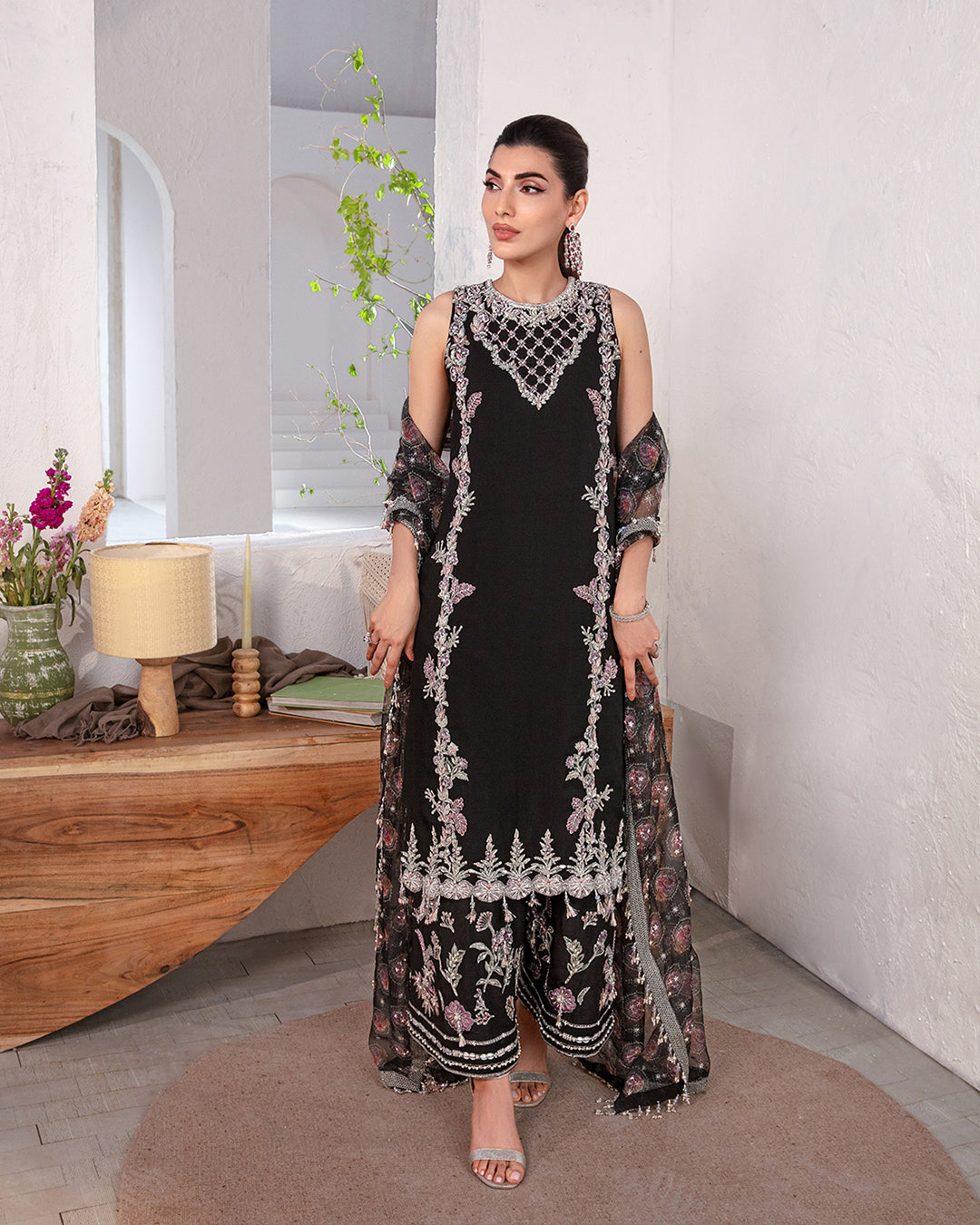 Faiza Saqlain | Lenora Luxury Pret | Cherine by Designer Faiza Saqlain - House of Maryam - Pakistani Designer Ethnic Wear in {{ shop.shopifyCountryName }}