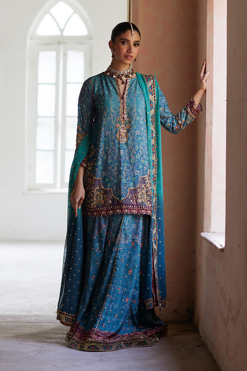 Mina Hassan | Formal Dholki Collection | Leela -  Mina Hassan Ladies Clothes - Original Designer Dress - House of Maryam