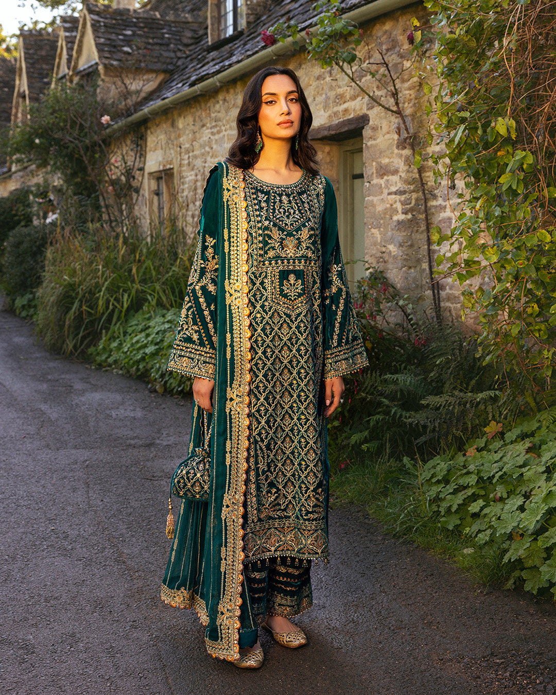 Faiza Saqlain | Adeen Formals | Merna -  Faiza Saqlain Ladies Clothes - Original Designer Dress - House of Maryam