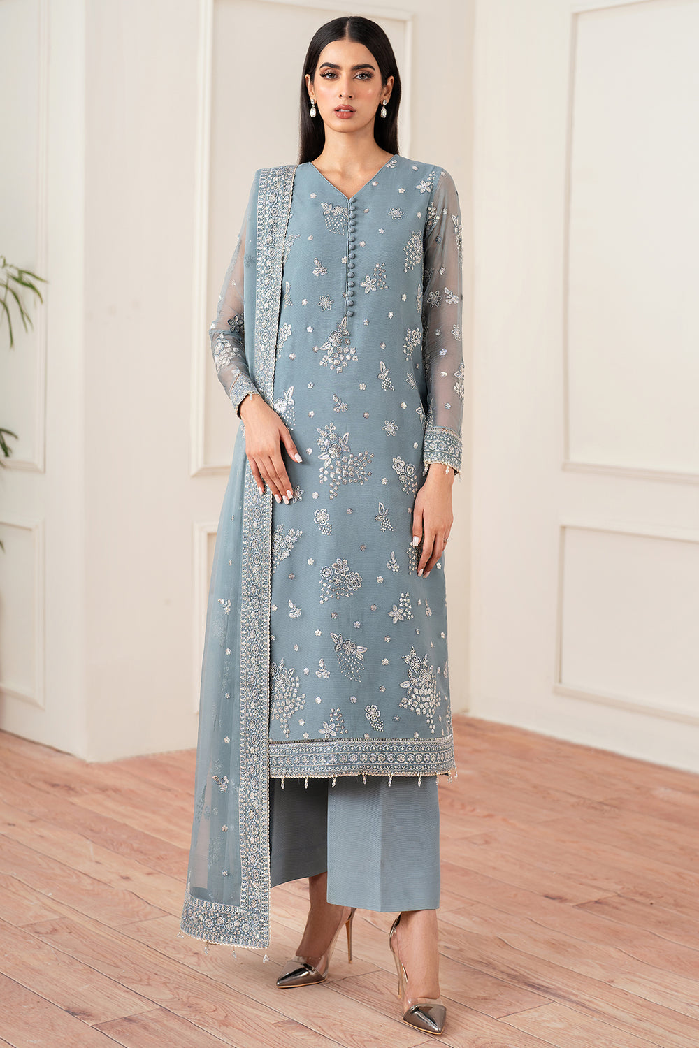 Farasha | Essence Formals 25 | Aqua Bliss -  Farasha Ladies Clothes - Original Designer Dress - House of Maryam