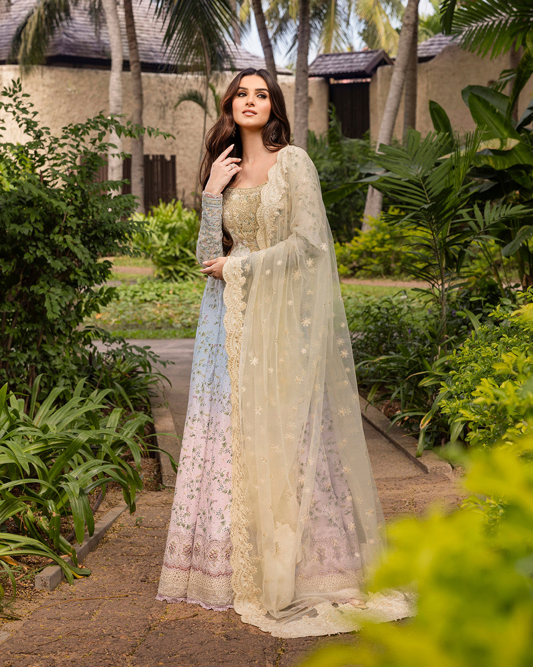 Faiza Saqlain | Zinnia Lawn 25 | Freesia -  Faiza Saqlain Ladies Clothes - Original Designer Dress - House of Maryam