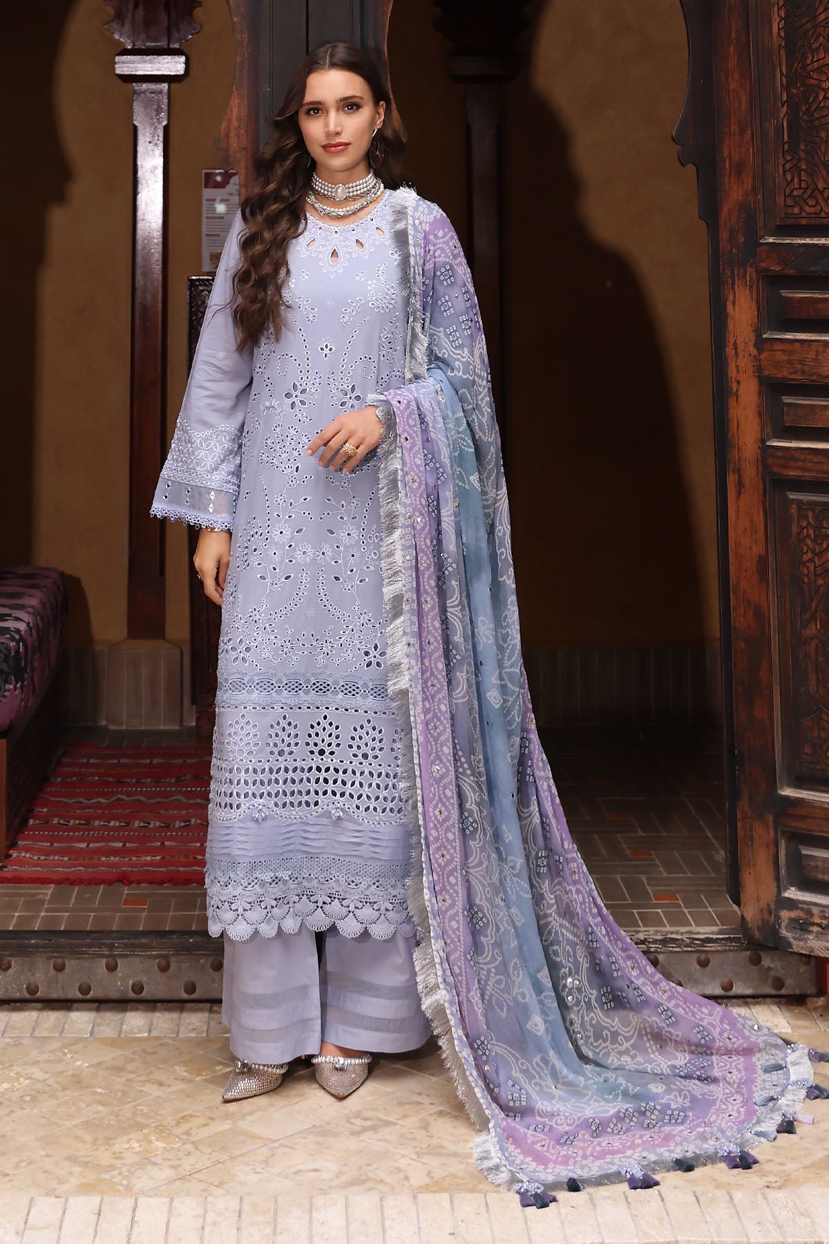 Nureh | Bazaar Lawn 25 | NE-108 -  Nureh Ladies Clothes - Original Designer Dress - House of Maryam