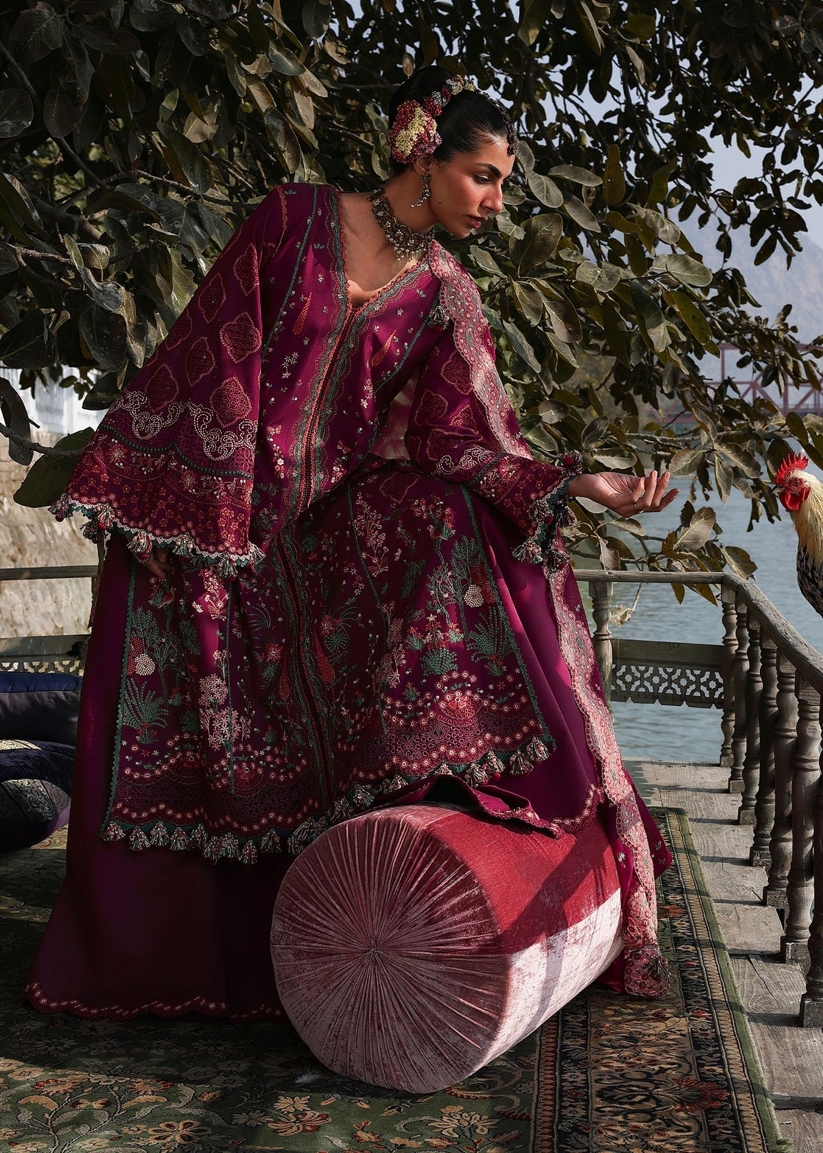 Hussain Rehar | Kalabagh Luxury Lawn 26 | Anjas, image 3