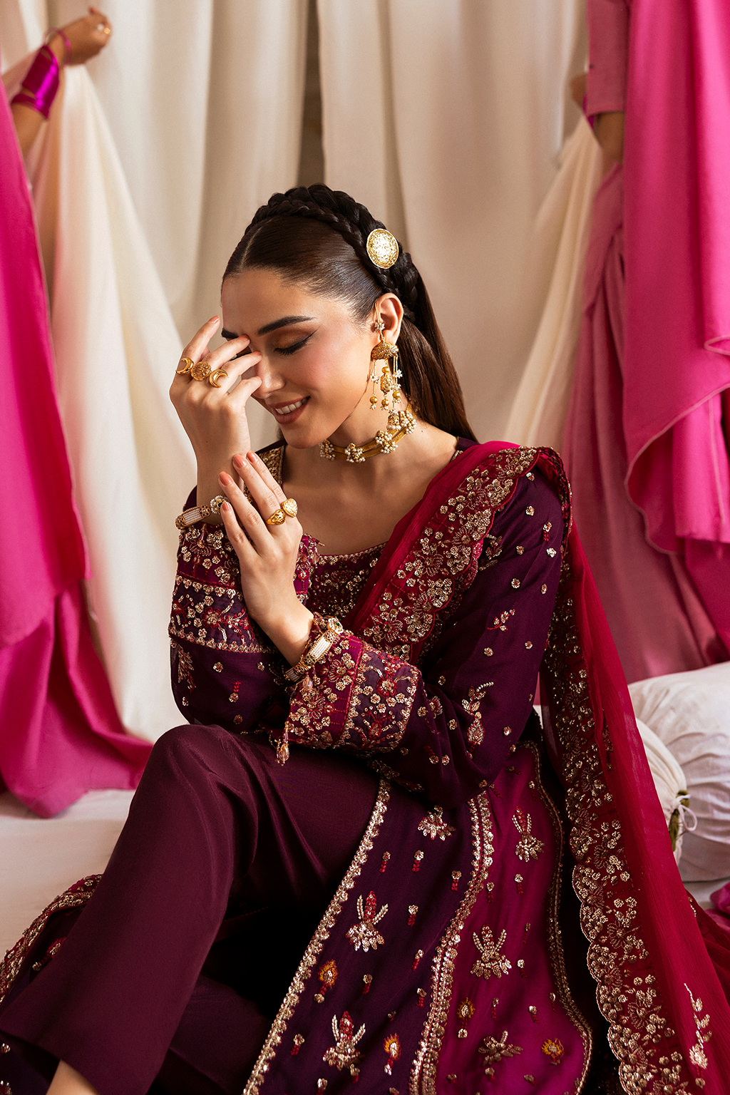 Emaan Adeel I The Empress Wedding Formals I AVORIA -  Emaan Adeel Ladies Clothes - Original Designer Dress - House of Maryam