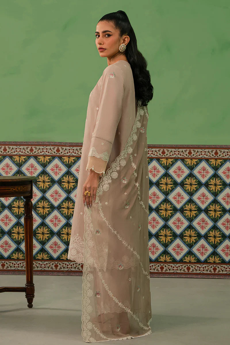 Cross Stitch | Mahiri Embroidered Collection | SUMMER BLOOM -  Cross Stitch Luxury - Original Designer Dress - House of Maryam