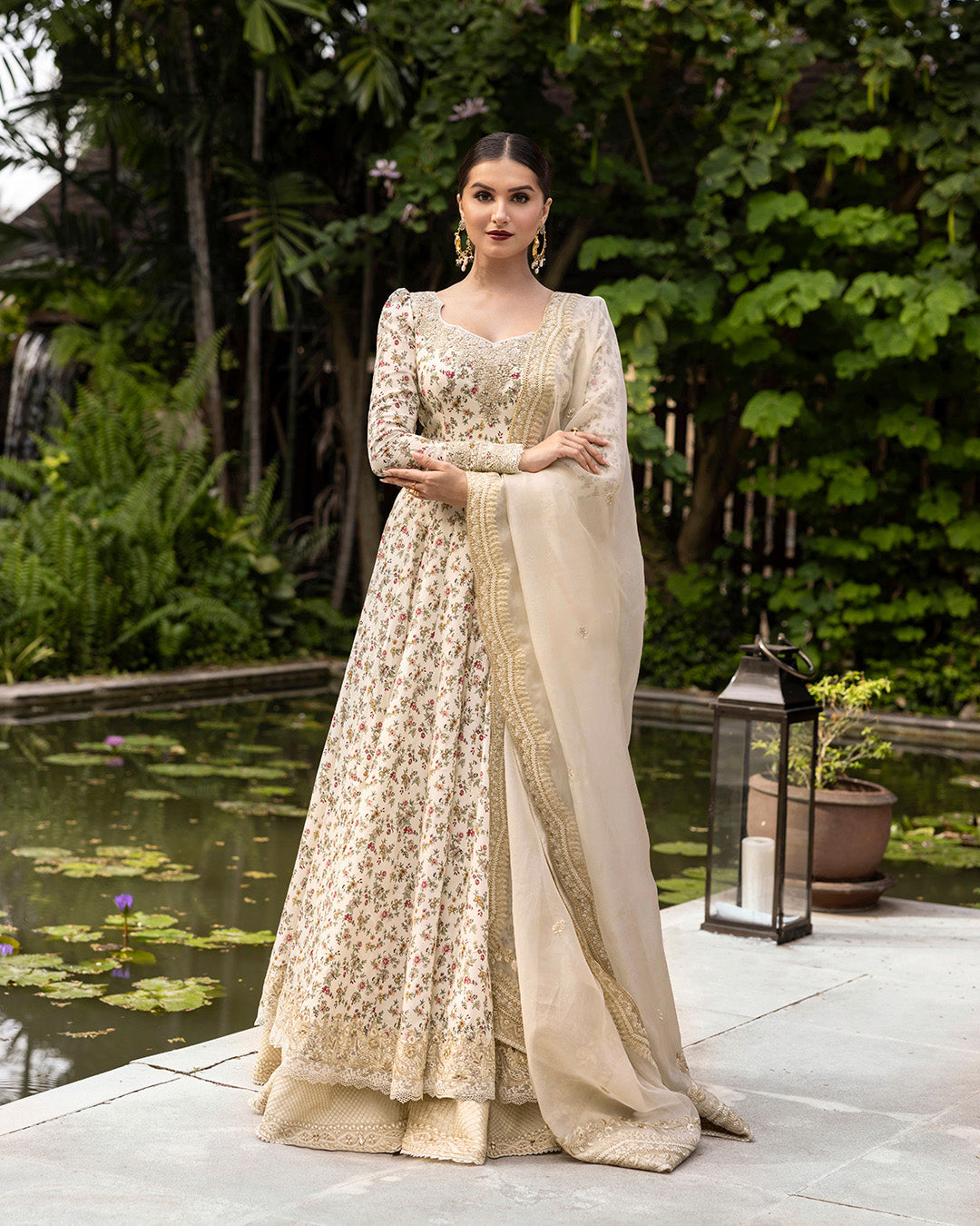 Faiza Saqlain | Zinnia Lawn 25 | Vinika -  Faiza Saqlain Ladies Clothes - Original Designer Dress - House of Maryam