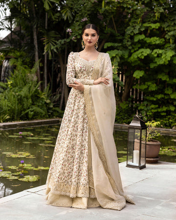Faiza Saqlain | Zinnia Lawn 25 | Vinika -  Faiza Saqlain Ladies Clothes -  House of Maryam